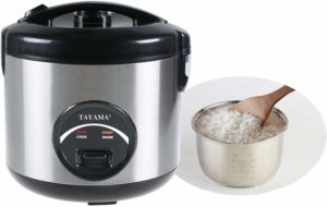 Image of The (only) Best Rice Cooker Available in Canada with Stainless Steel Inner Pot Tayama Stainless Steel Rice Cooker