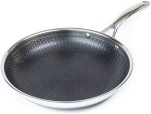 Image of Best Non Stick Frying Pan Canada Hexclad Non Stick Hybrid Frying Pan