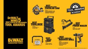 DeWalt wins 5 awards from Popular Mechanics for the best tools in 2021