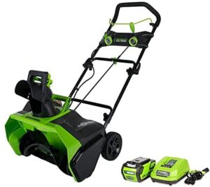 Image of Best Battery Snow Blower Greenworks PRO 40V Cordless Snow Blower 2600200