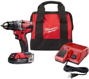 Image of Best Cordless Drill in Canada for 2023 Milwaukee M18 Compact Brushless Drill/Driver Kit