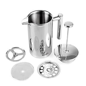 Secura Stainless Steel Insulated French Press